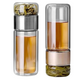 Double Glass Tea Infuser Bottle