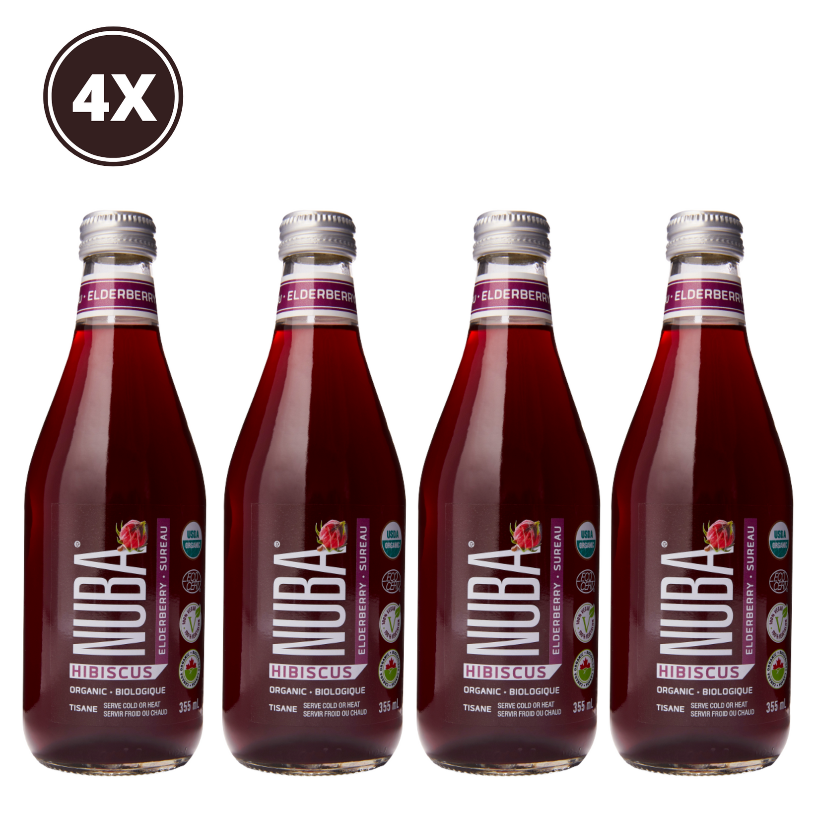 Elderberry Hibiscus Tisane Drink Nuba